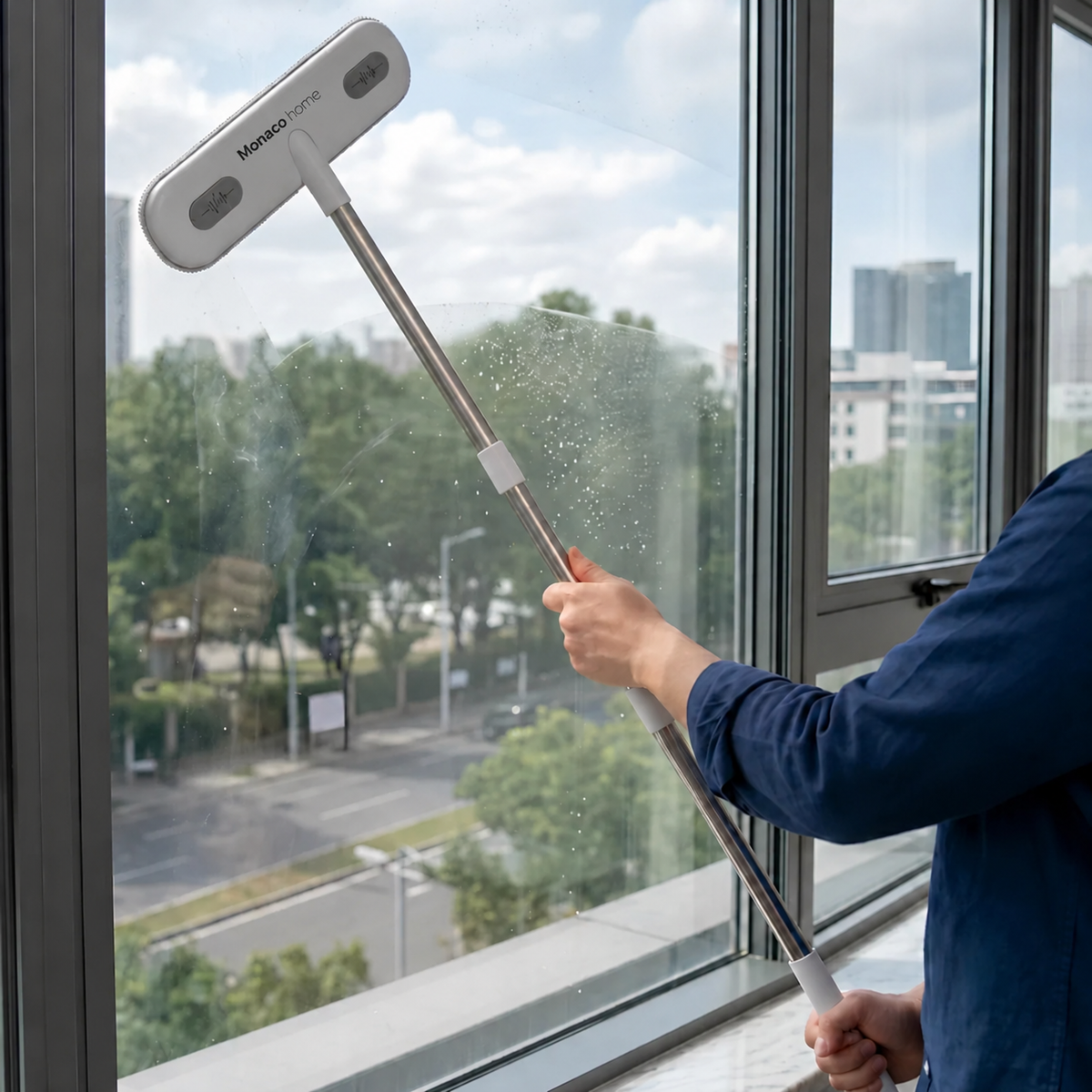 High-Rise Multifunctional Window Screen Cleaner